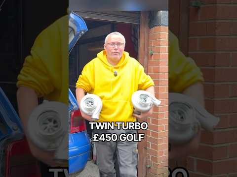 £450 Golf Is Getting TWO Massive Turbos😍 #twinturbo #vr6 #vwgolf #carbuild #projectcar