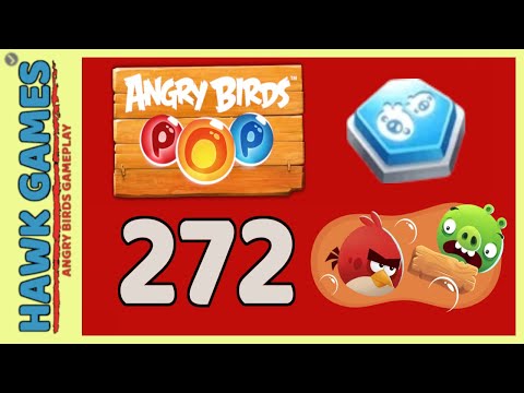 Angry Birds Stella POP Bubble Shooter Level 272 - Walkthrough, No Boosters