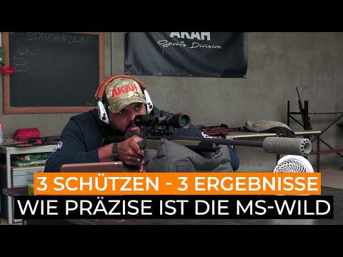 steyr: Steyr Arms MS Wild in der Praxis: Eine Waffe, zwei Fragen – die nach der Präzision der Waffe und warum jeder Schütze dann doch irgendwie anders durch ein Zielfernrohr blickt