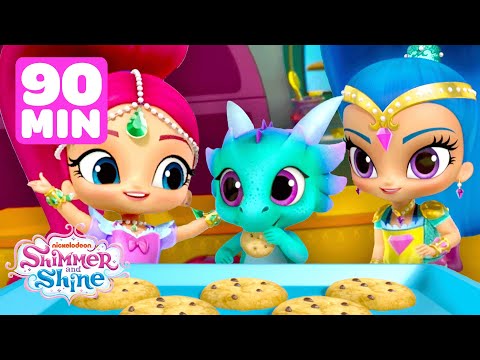 Shimmer & Shine Bake Cookies & Find a New Gem! + MORE Full Episodes | 90 Minutes | Shimmer and Shine
