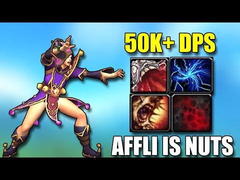 AFFLICTION WARLOCK IS INSANE! PUSHING 3K ON AFFLI IN SOLO SHUFFLES
