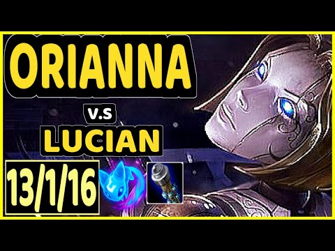 REKKLES (ORIANNA) vs LUCIAN - 13/1/16 KDA BOTTOM ADC CHALLENGER GAMEPLAY - EUW