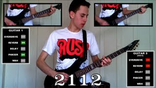 Rush - 2112 (Overture & The Temples of Syrinx) (guitar cover)