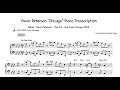 Oscar Peterson "Chicago" Piano Transcription - AT Jazz Piano Transcription Oscar Peterson "Chicago" Piano Transcription
