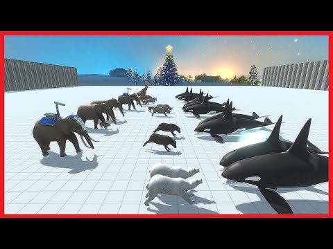 10x ORCA VS 2x FACTIONS - ANIMAL REVOLT BATTLE SIMULATOR