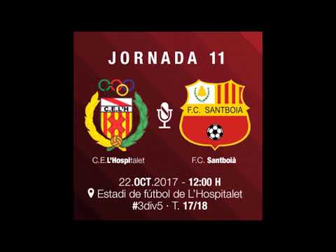 Gol Manzi C. E. L´Hospitalet - F. C. Santboià 1-0