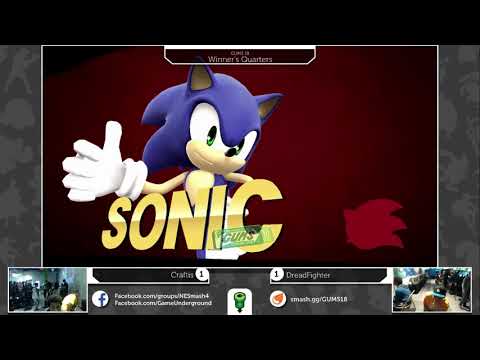 GUMS 18 Singles (Winner's Quarters) - Craftis (Sonic) vs DreadFighter (Cloud)