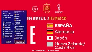 CONVOCATORIA Selección Española, Luis Enrique elige a 26 jugadores para el Mundial de Qatar