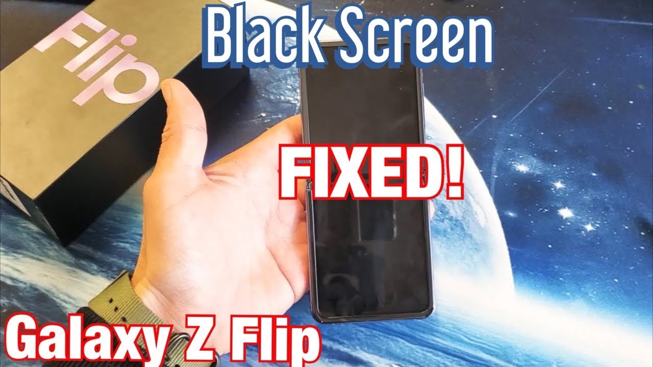 Galaxy Z Flip: How to FIX Black Screen of Death