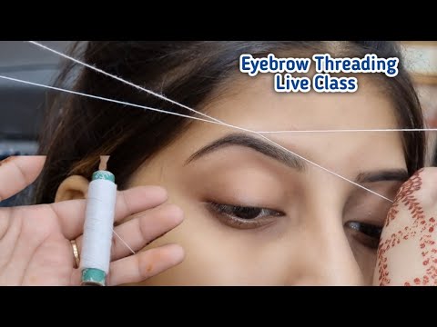 Eyebrow Threading Tutorial for Beginners || Learn how...