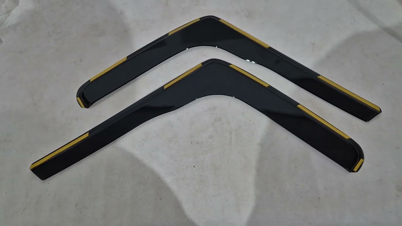 Вставные ветровики Niken Luxury (2 шт) Video 1