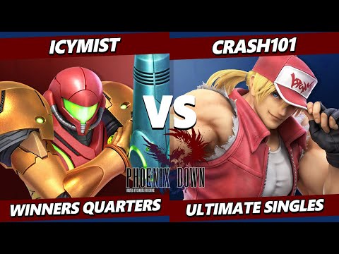 Phoenix Down - IcyMist (Samus) Vs. Crash101 (Terry) Smash Ultimate - SSBU