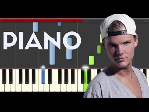 Avicii ten More days Piano Tutorial Midi Cover Sheet Partitura Hard