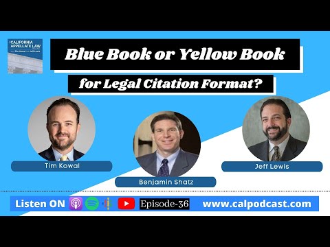 Blue Book or Yellow Book for Legal Citation Format?