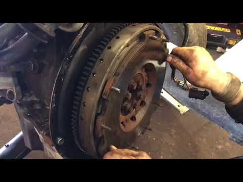 Worn Dual Mass Flywheel (DMF) Land Rover TD5
