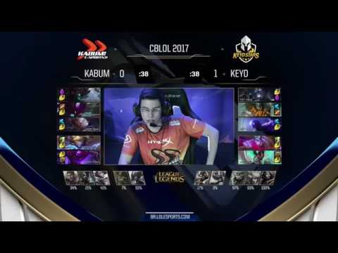 KEYD Vs KABUM Highlights All Games CBLoL W4D2 Spring 2017 KEYD Vs KABUM All Games