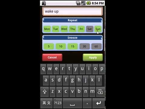 Smart Alarm Clock Free Video