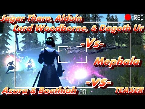 Skyrim Battles - TEASER - Azura & Boethiah vs Mephala vs Jagar, Dagoth, Woodborne, & Alduin