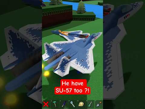 Roblox Build a Boat for Treasure Someone is Building my SU-57 Stealth Fighter Jet #roblox #babft
