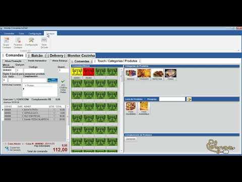 Conhecendo a tela de venda comanda