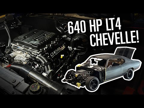 Dropping an LT4 Supercharged Engine In a 1970 Chevelle.  This Beauty is a Beast.
