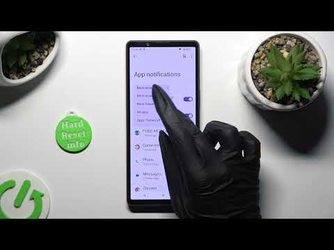 How to Turn On/Off App Notifications on Sony Xperia 5 V – Manage Notifications