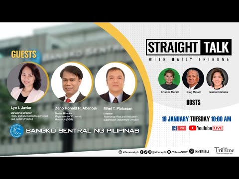 Straight Talk with Daily Tribune featuring officials of BSP, Mhel, Lyn and Zeno