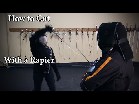How to Cut With a Rapier - Learning Sword Fighting