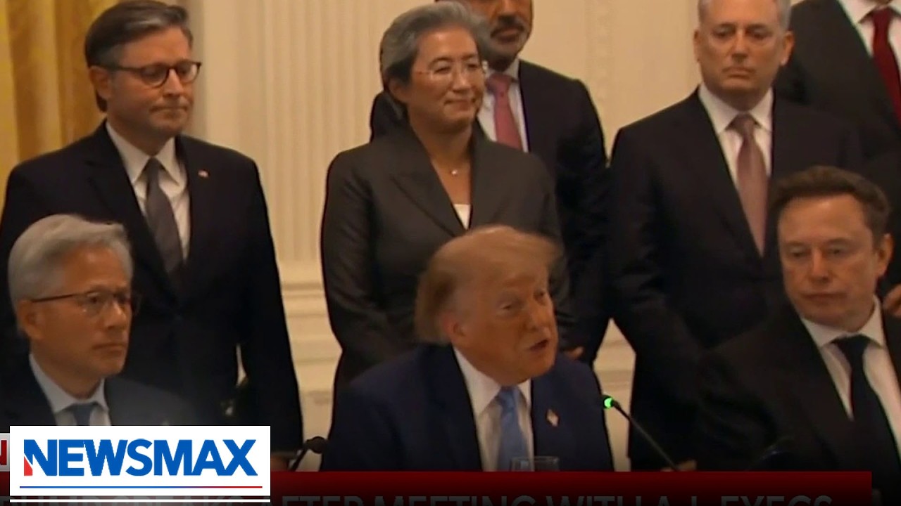 TRUMP meets with top AI executives at White House