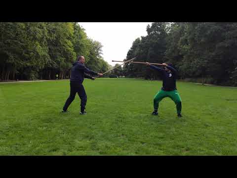 Stagecombat try-out sessions: montante vs spear