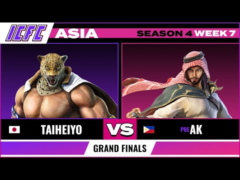 TaiHeiYo (King) vs AK (Shaheen) Grand Finals - ICFC Tekken 7 Asia Season 4 Week 7