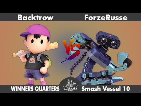 Smash Vessel 10 - Shunf Saga - Backtrow (Greninja) vs ForzeRusse (ROB, Joker) - Winners Quarters