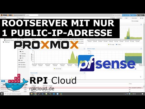 #03 - PROXMOX on ROOTSERVER with only 1 IP address + PFSENSE - #proxmox #tutorial #english
