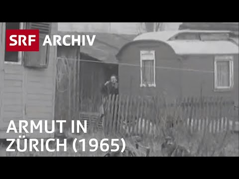 Baracken-Siedlung am Stadtrand | Armut in Zürich (1965) | SRF Archiv