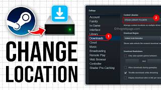 How To Change Steam Game Download Location (2026) Full Guide