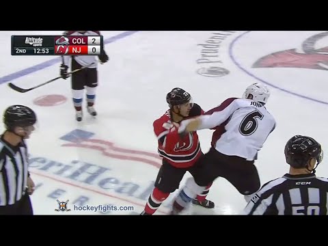 Erik Johnson vs Jordin Tootoo Dec 1, 2015
