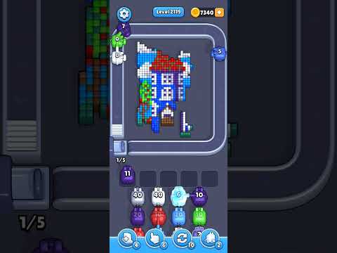 Pixel Flow Level 2119 Walkthrough