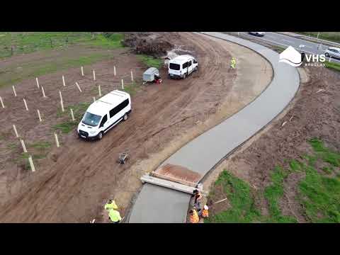 VHS Břeclav - cyklostezka Hodonín, Velkomoravská