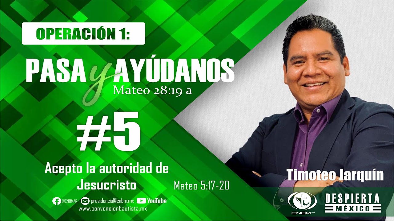 LECCIÓN 5: Acepto La Autoridad De Jesucristo