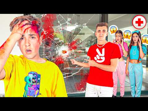 MI HERMANO SE ABRE LA CABEZA CONTRA UN CRISTAL…