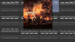 Unearth - Predetermined Sky [Guitar &amp; Drum Tabs]