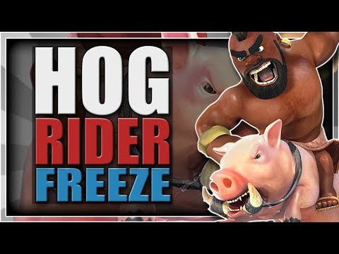 HOG RIDER FREEZE | The Best Hog Rider Freeze Deck in Grand Challenges | Clash Royale