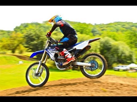 2014 Yamaha YZ450F goon riding test...