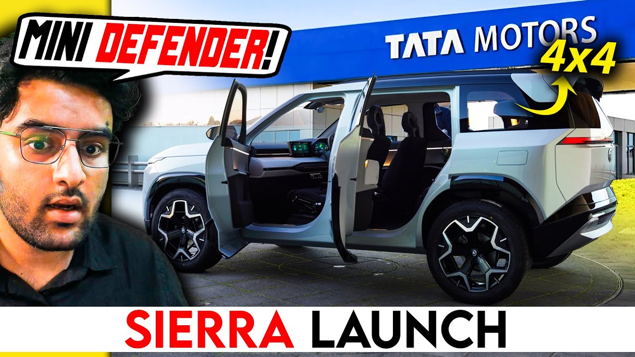 "Defender Patents in Sierra" Tata's Comeback Plan with 2025 Mega Sierra Launch !