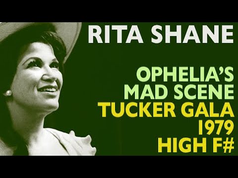 Glass Shatterers!  Rita Shane - Thomas: HAMLET, Ophelia's Mad Scene, Live 1979, High F#