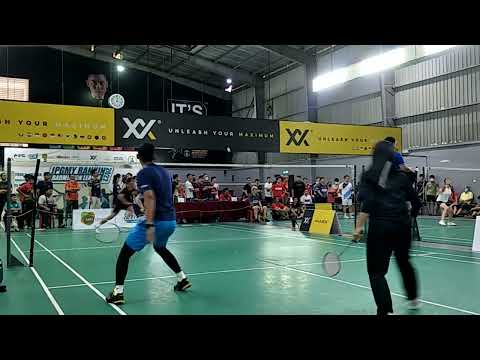 Badminton IPGMY Melaka Mixed Double SemiPro Tour - Mu'azam / Rabiatuladawiyah Vs Md Iryadi / Fairuz