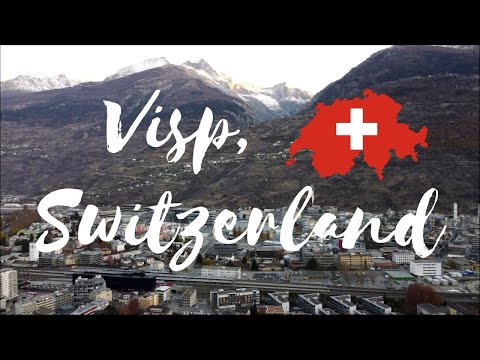🌄 Visp, Valais, Switzerland by Drone Video | Motivational Music | World from Above