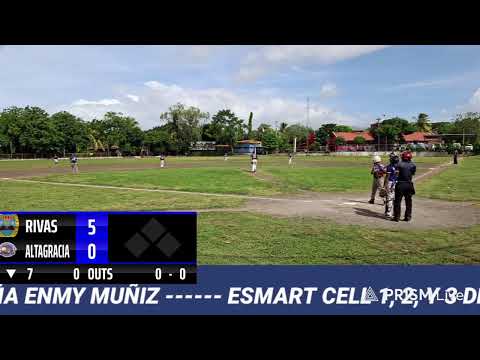 Campeonato Departamental de Beisbol Juvenil "A"   #_Rivas 🆚 #_Altagracia