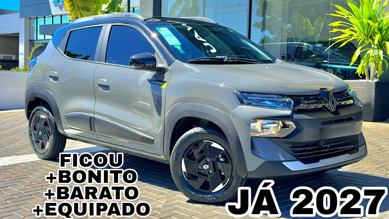 DIRIGI O NOVO RENAULT KWID OUTSIDER 2027 | CHEGOU COM VÁRIAS MUDANÇAS CONFIRA!!