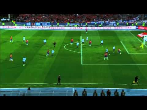 Alexis le erró al arco. Argentina 0 - Chile 0. Final. Copa América 2015. FPT.
